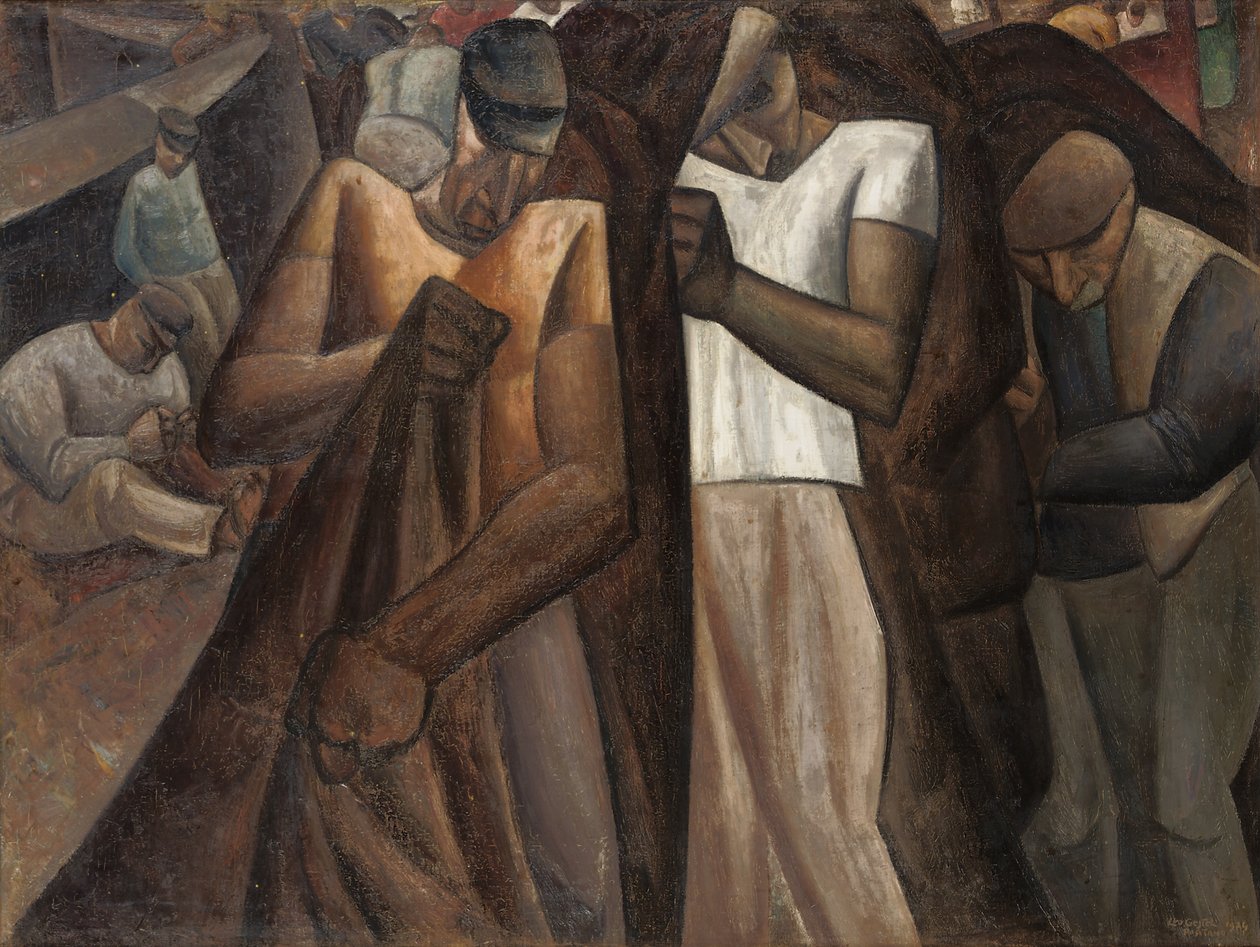 Nettendragers，约于1924年（布面油画） 作者 里奥格斯特尔