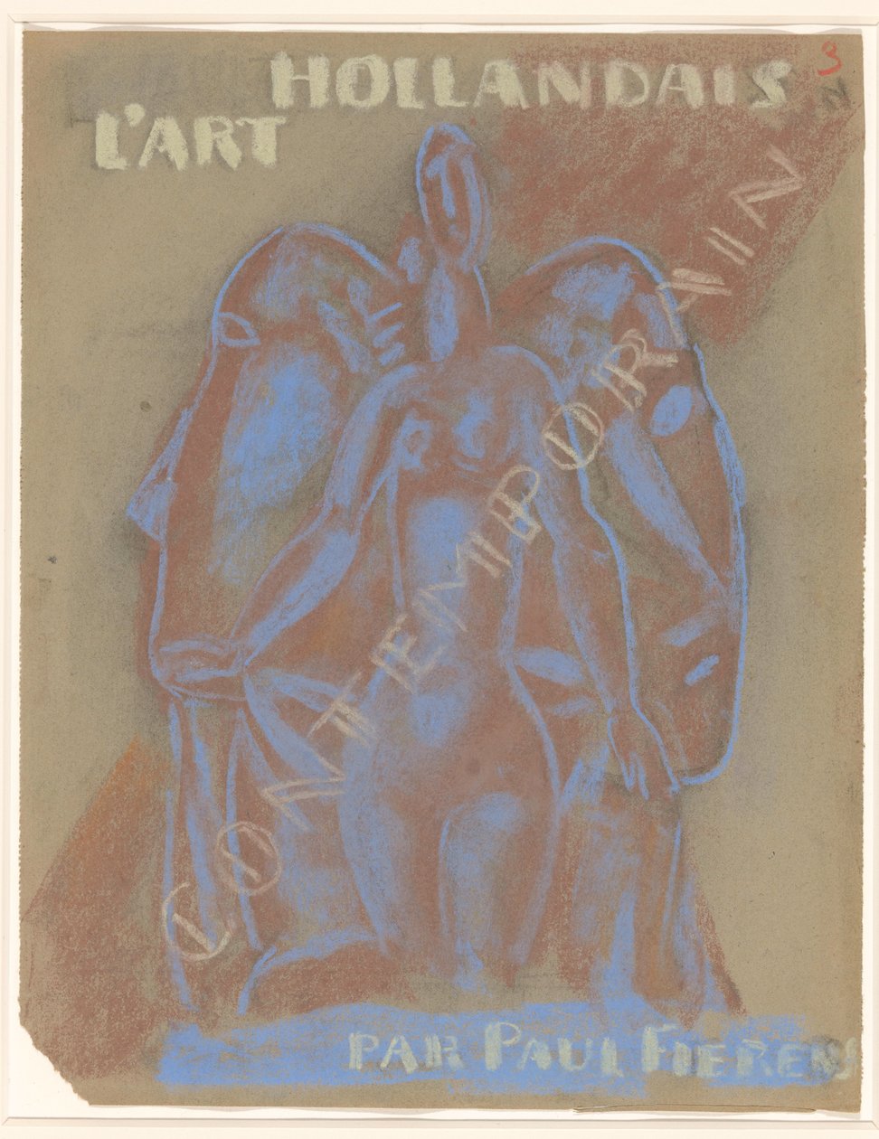 封面设计Paul Fierens，《荷兰当代艺术》，1933 年 作者 里奥格斯特尔