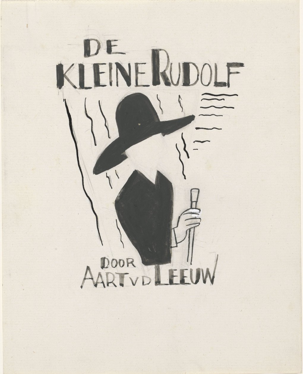 书籍装帧设计Aart van der Leeuw，《小鲁道夫》，1930 年 作者 里奥格斯特尔