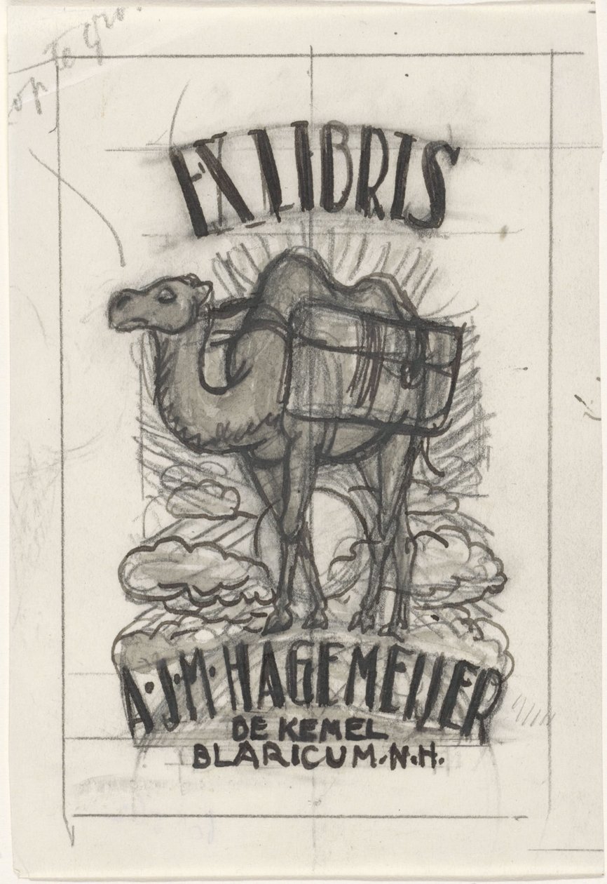 Antonius Johannes Maria Hagemeijer 设计的藏书票 作者 里奥格斯特尔