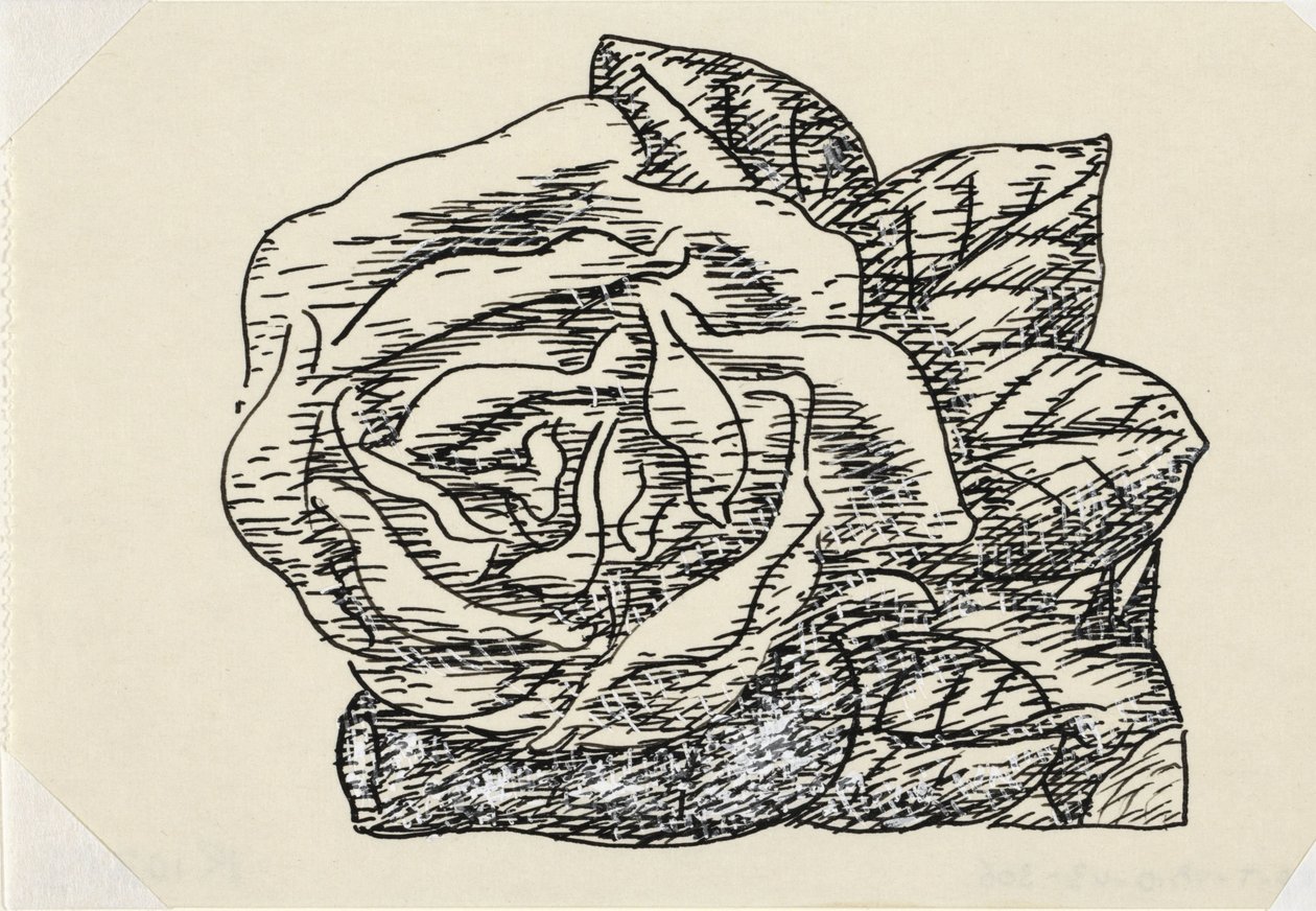 无题（玫瑰）
Porf.W. van der Pluym 作者 里奥格斯特尔