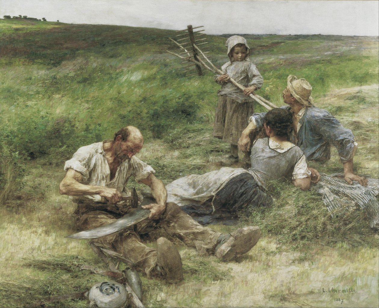 牧草 作者 莱昂·奥古斯丁·莱米特