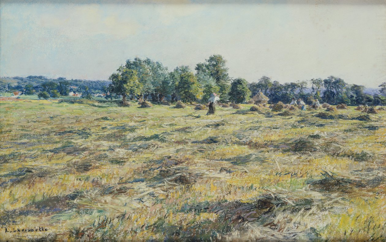 干草，c.1887 作者 莱昂·奥古斯丁·莱米特