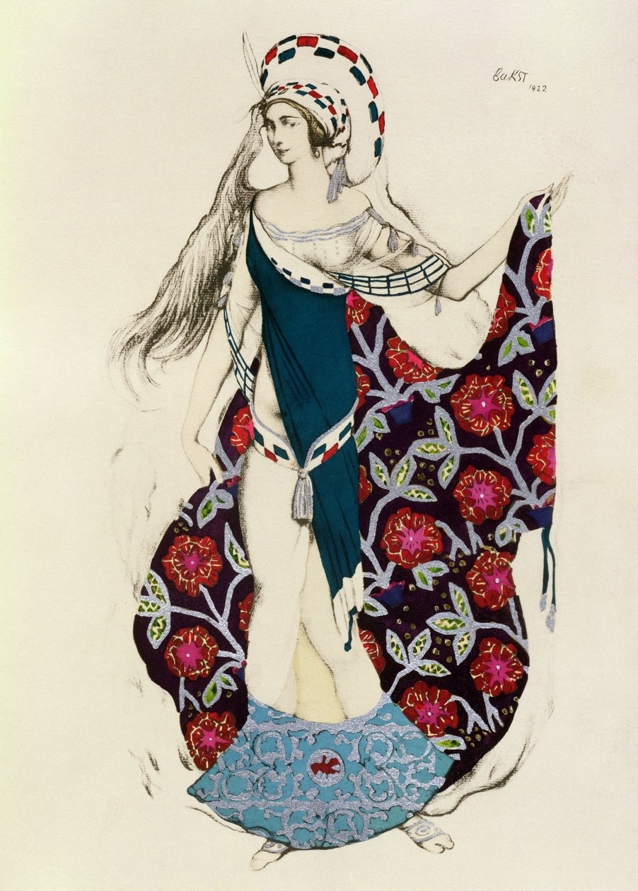 1922年Judith的女性服装设计 作者 莱昂·巴克斯特