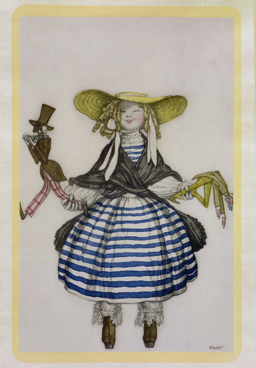 1917年La Boutique Fantastique的Puppet Girl服装 作者 莱昂·巴克斯特