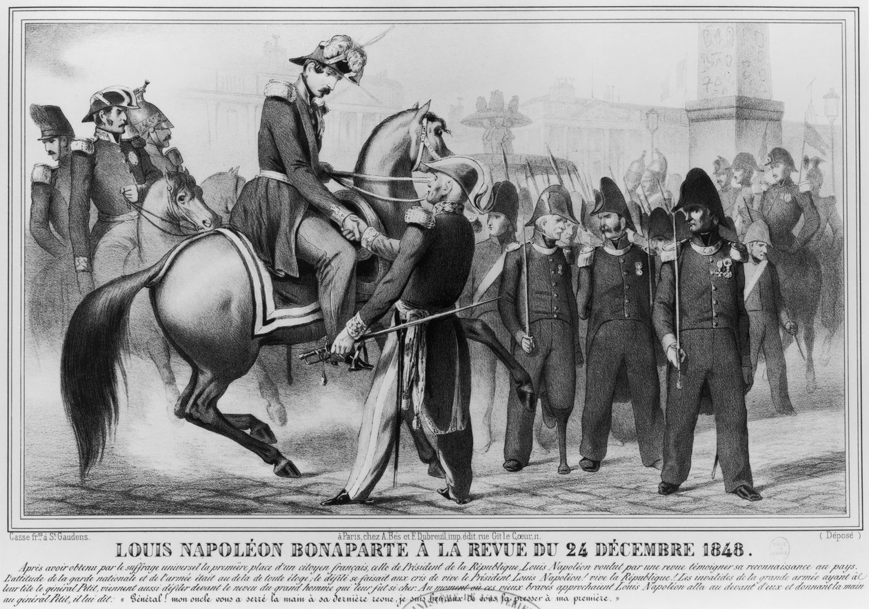 Louis Napoleon Bonaparte III（1808-73）1848年12月20日当选共和国总统 作者 莱昂·亨利·安托万·卢瓦尔
