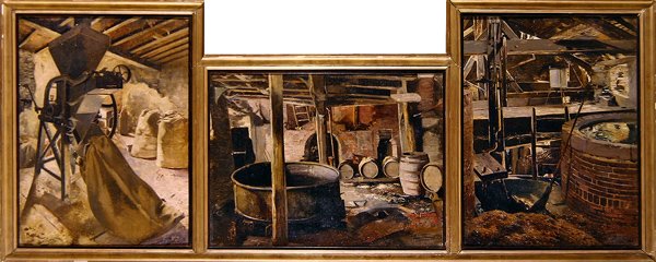 旧酿酒厂，1895年 作者 莱昂·亨利·玛丽·弗雷德里克（Leon Henri Marie Frederic）