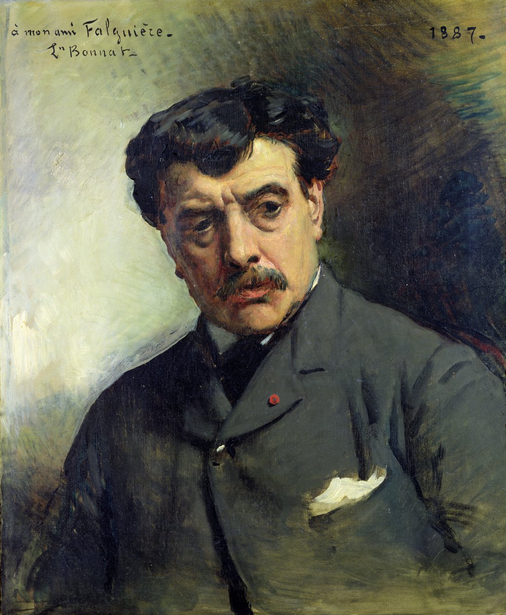 1887年Alexander Falguiere（1831-1900）的肖像 作者 莱昂·约瑟夫·弗洛伦汀·波纳特
