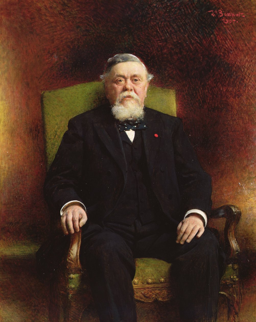 Amand Fallieres（1841-1931）1907年的肖像 作者 莱昂·约瑟夫·弗洛伦汀·波纳特