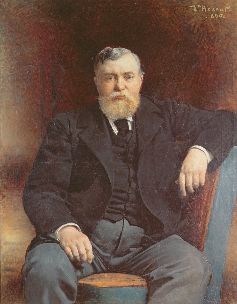 1896年维亚切斯拉夫·泰尼舍夫亲王的肖像 作者 莱昂·约瑟夫·弗洛伦汀·波纳特