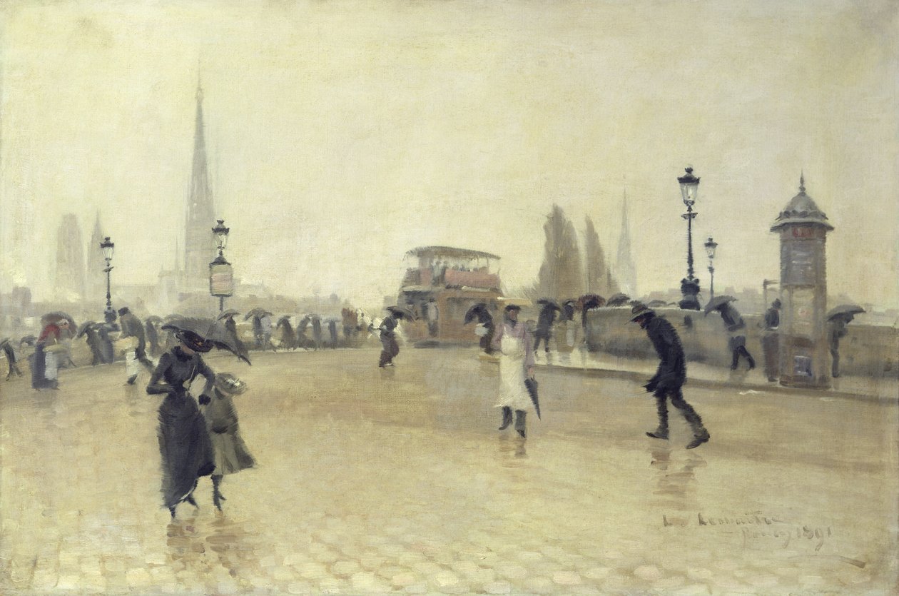 Corneille Bridge，Rouen，1891 作者 LéonJulesLemaître