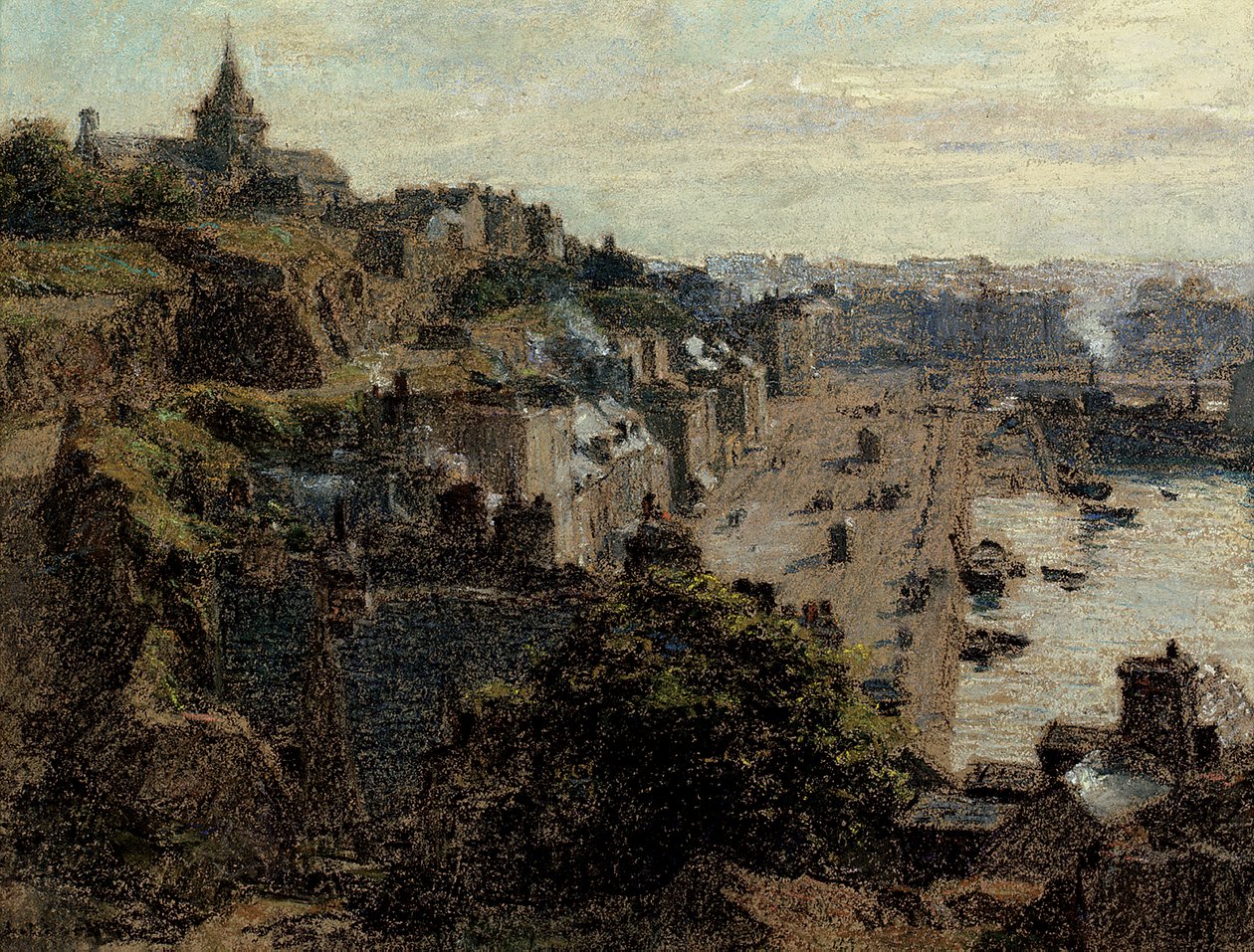 格兰维尔，早晨，1892年 作者 莱昂·奥古斯丁·莱米特