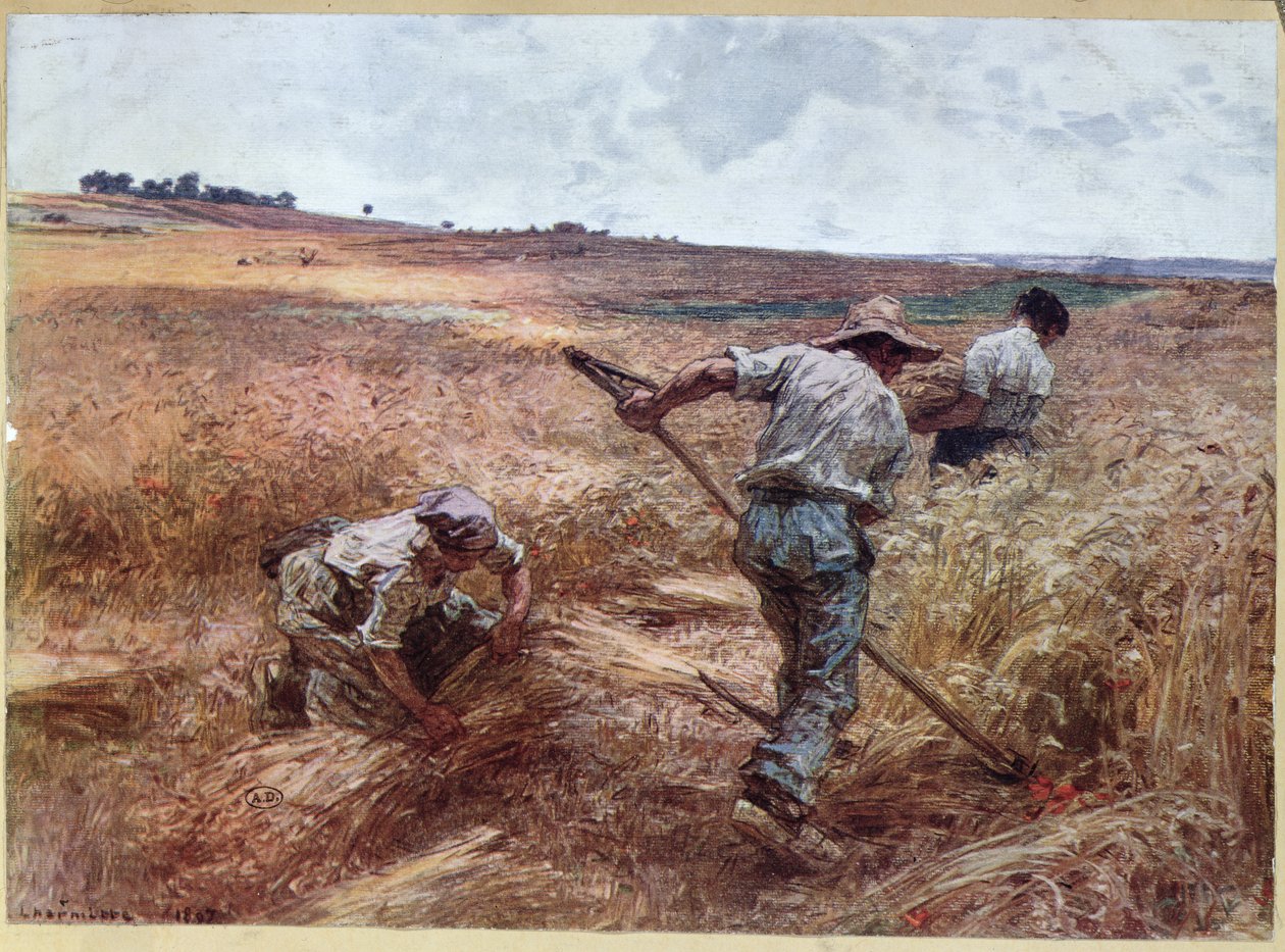 收获场景，1897年 作者 莱昂·奥古斯丁·莱米特