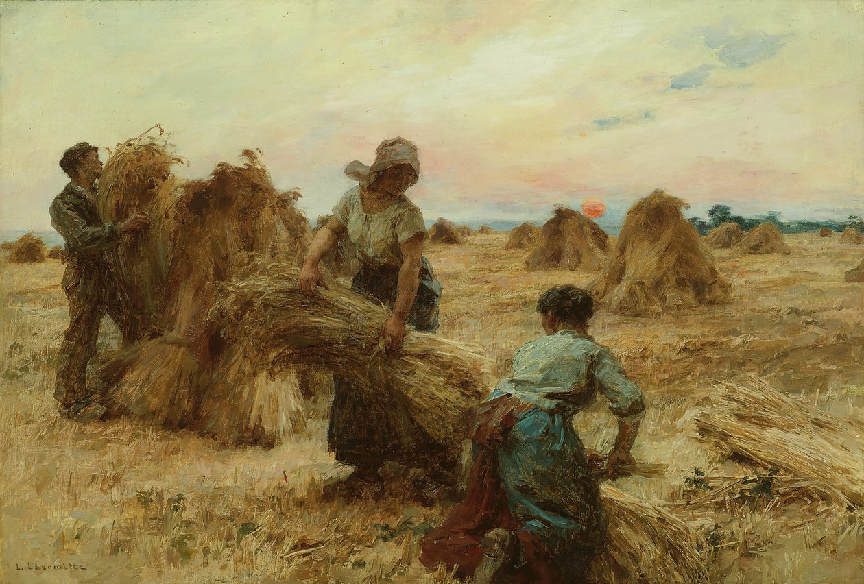 收获者》，1888年。 作者 莱昂·奥古斯丁·莱米特