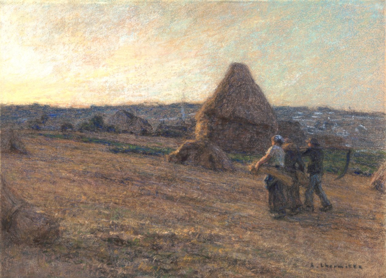 收割者的回归》，1911年 作者 莱昂·奥古斯丁·莱米特