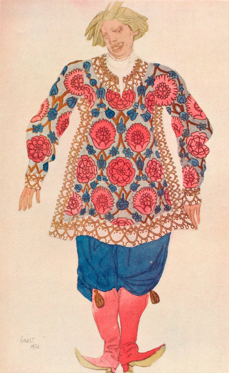 俄国布冯，1924年 作者 莱昂·巴克斯特