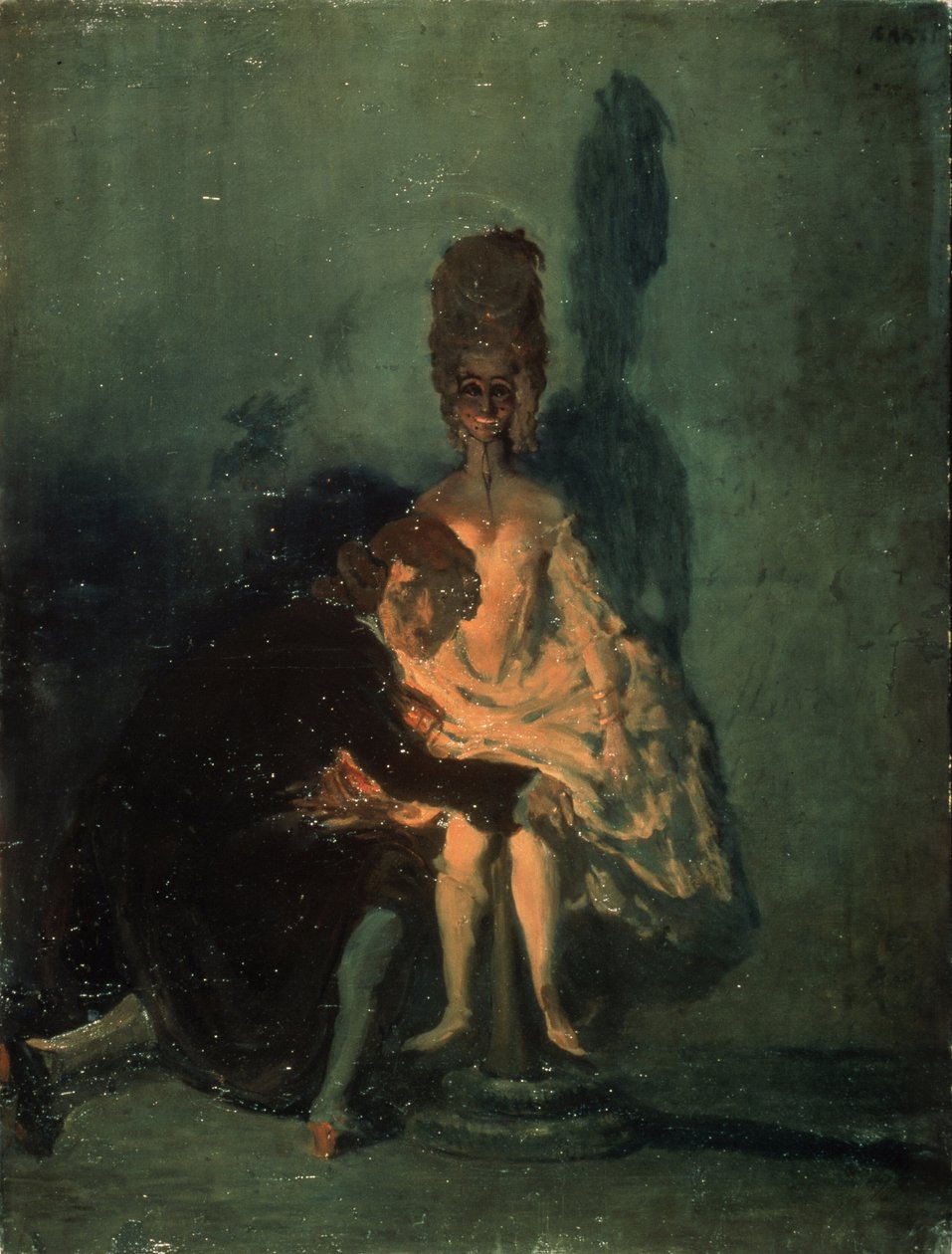 Coppelius & Coppelia after the ballet Coppelia by Leo Delibes (1836-1891) 作者 莱昂·巴克斯特
