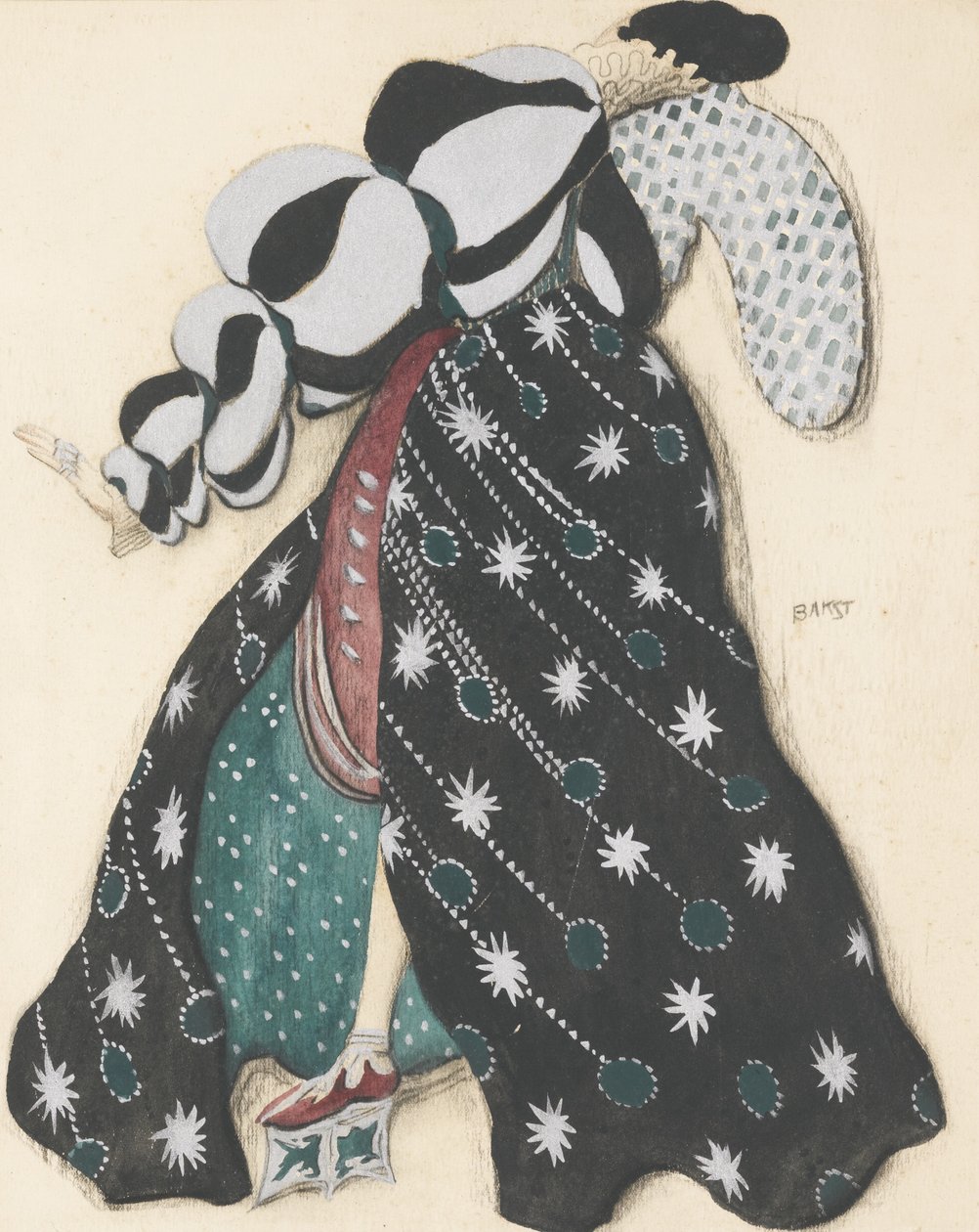 芭蕾的设计服装R. Strauss的《约瑟夫传奇》 作者 莱昂·巴克斯特