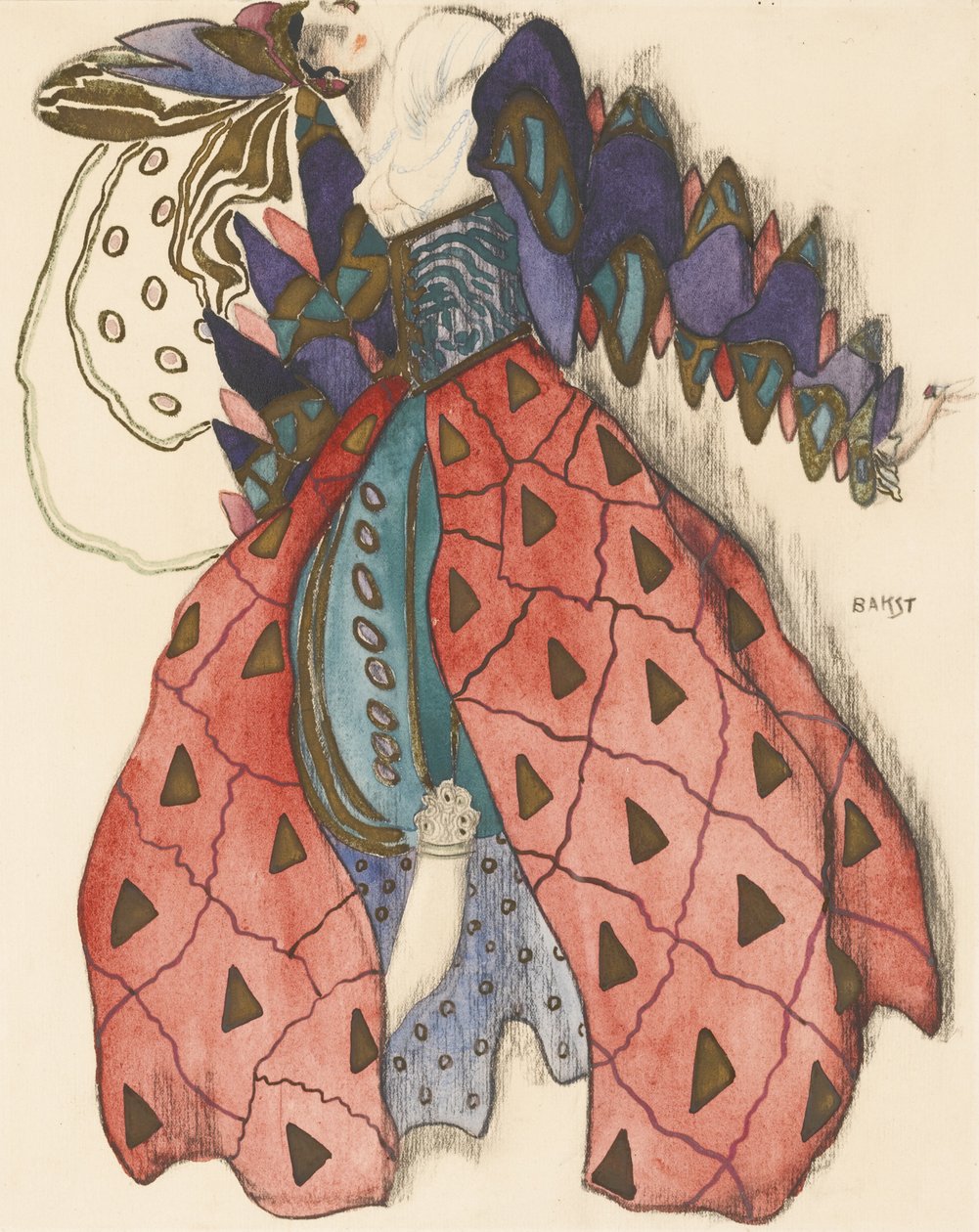 R. Strauss的《 LaLégendede Joseph》芭蕾舞服装设计 作者 莱昂·巴克斯特