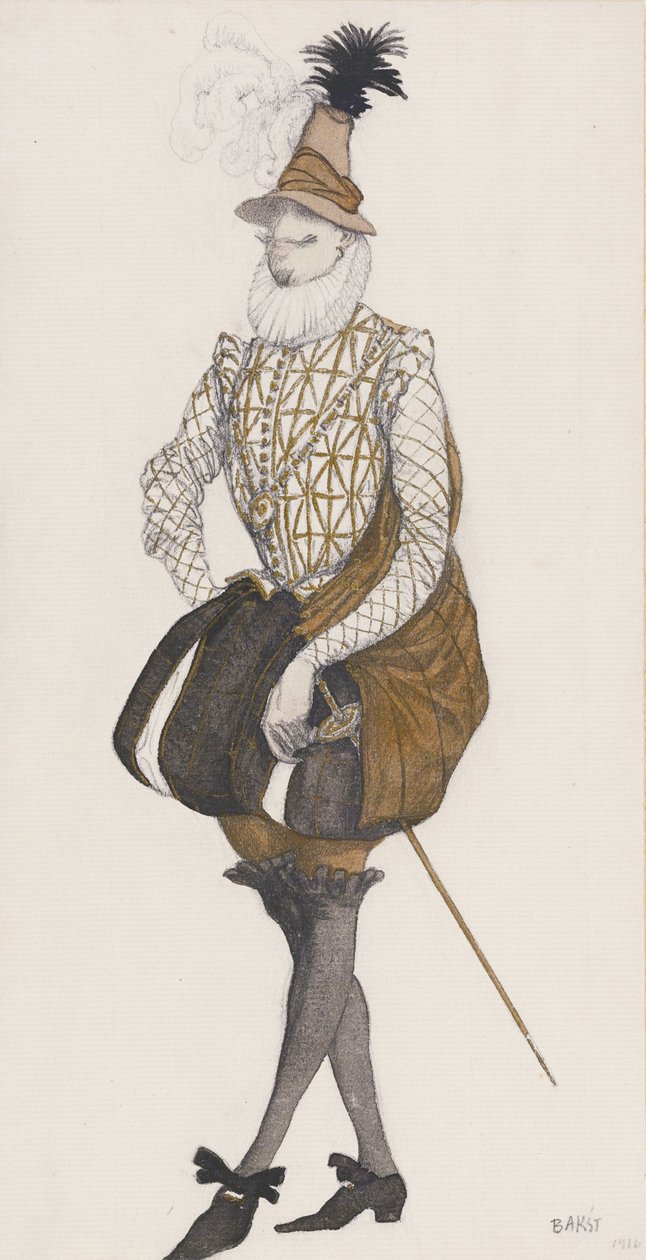 P. Tchaikovsky的芭蕾舞剧《睡美人》的服装设计 作者 莱昂·巴克斯特