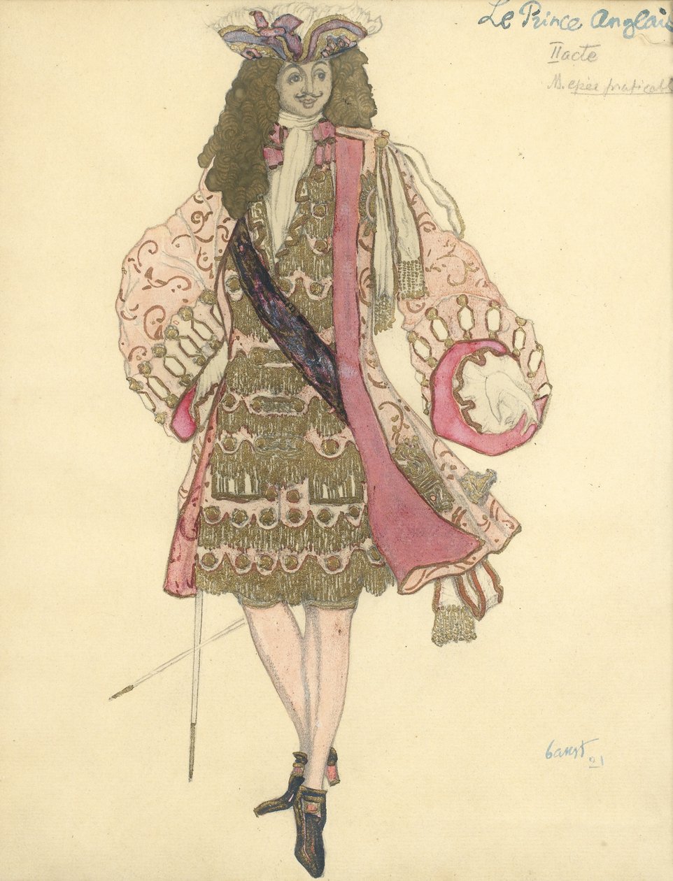 P. Tchaikovsky的芭蕾舞剧《睡美人》的服装设计 作者 莱昂·巴克斯特