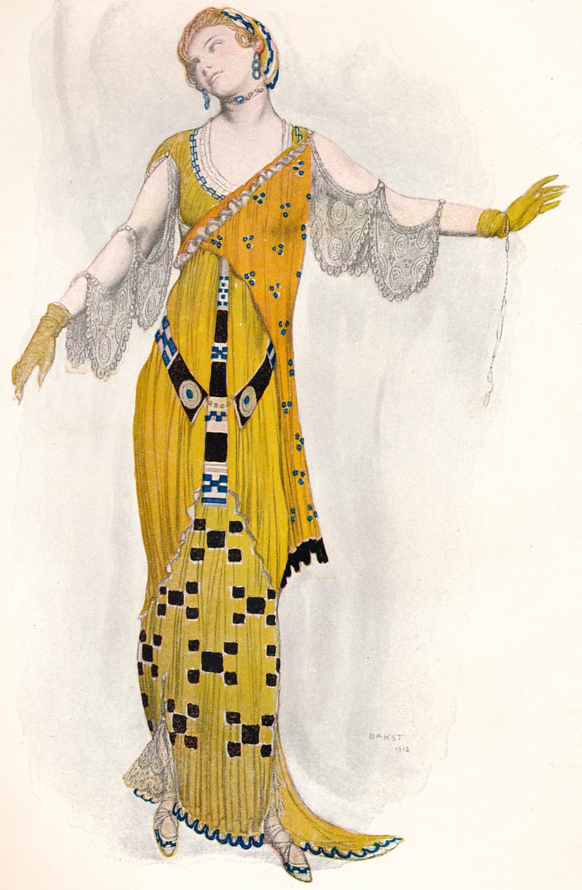 《现代服装幻想》，第欧尼，约1910年 作者 莱昂·巴克斯特