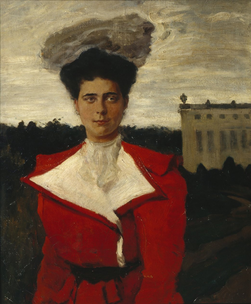 俄罗斯大公爵夫人埃琳娜·弗拉基米罗夫娜的肖像1882-1957年 作者 莱昂·巴克斯特