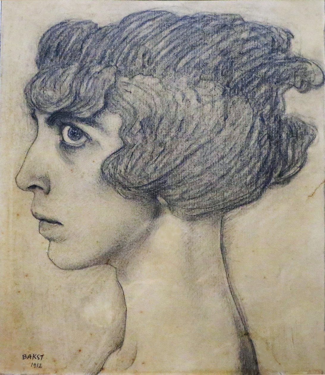 Marchesa Luisa Casati的肖像，1912年。 作者 莱昂·巴克斯特