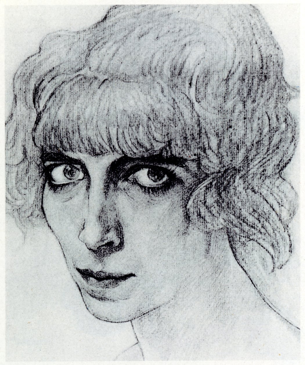 马尔凯萨·路易莎·卡萨蒂（Marchesa Luisa Casati）的肖像，1912年 作者 莱昂·巴克斯特
