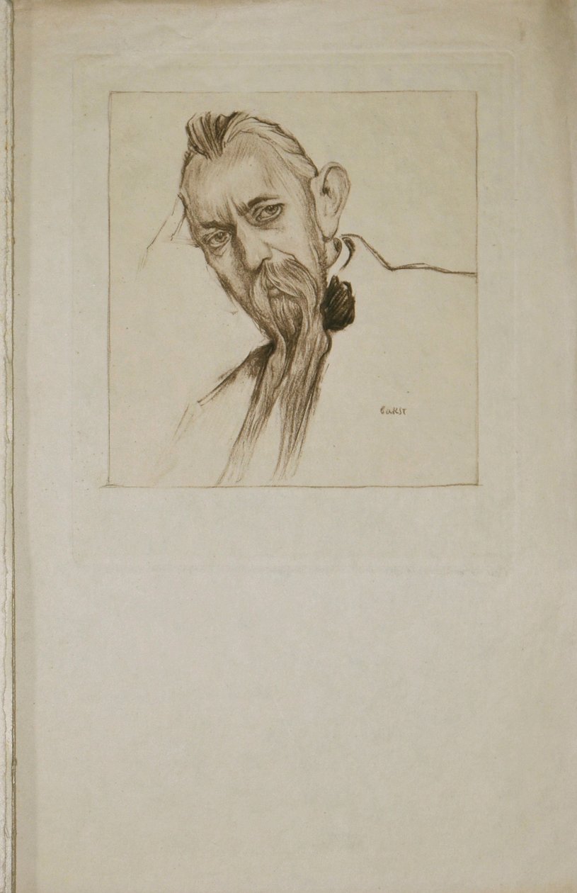 塞巴斯蒂安-沃伊罗尔的肖像，1870-1930年，1913年。 作者 莱昂·巴克斯特