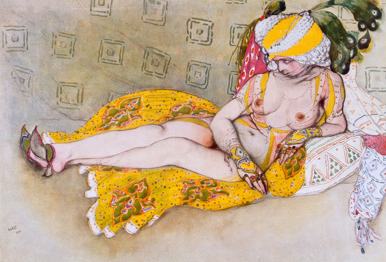 The Yellow Sultana, 1916年。 作者 莱昂·巴克斯特