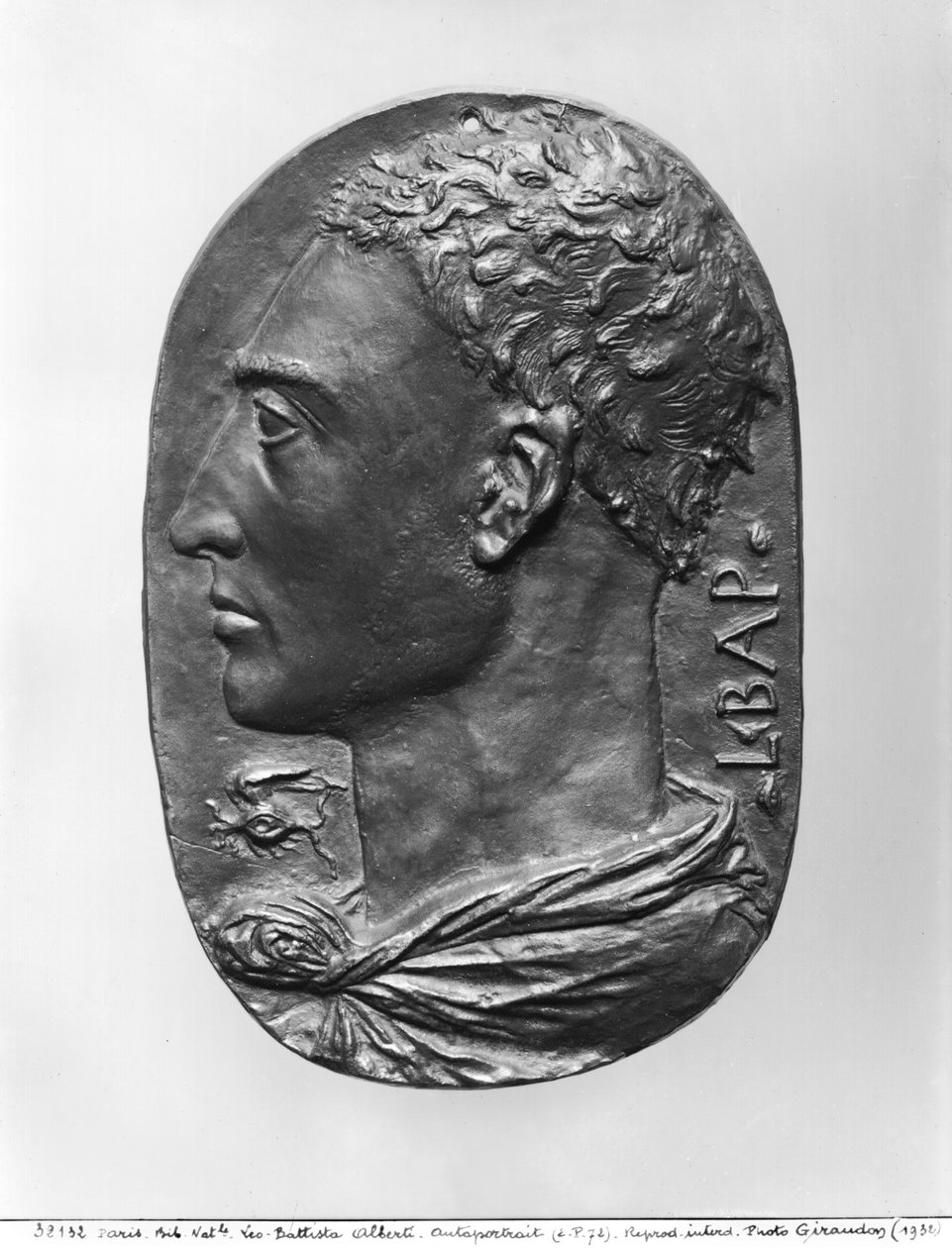 Medallion Self Portrait（青铜） 作者 莱昂·巴蒂斯塔·阿尔贝蒂