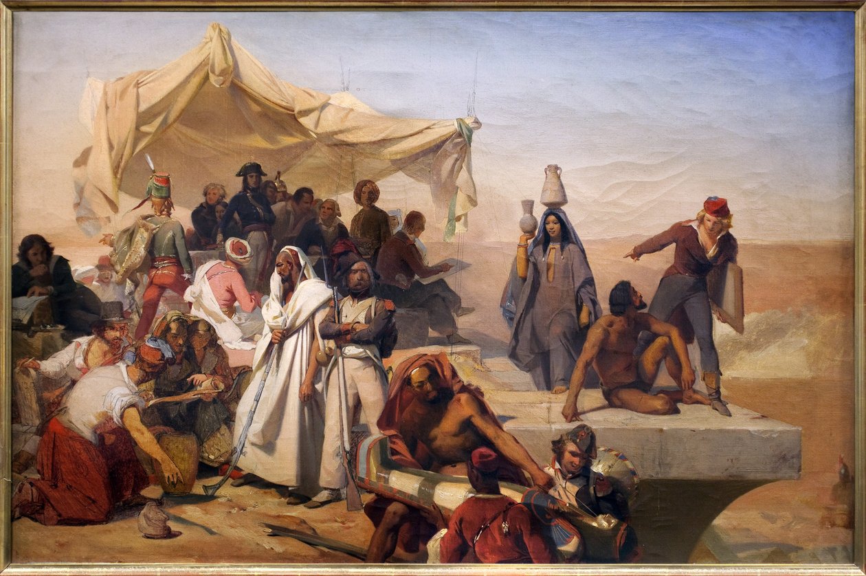 The expedition (countryside) of Egypt under the orders of Bonaparte (Napoleon 作者 利昂·科尼耶