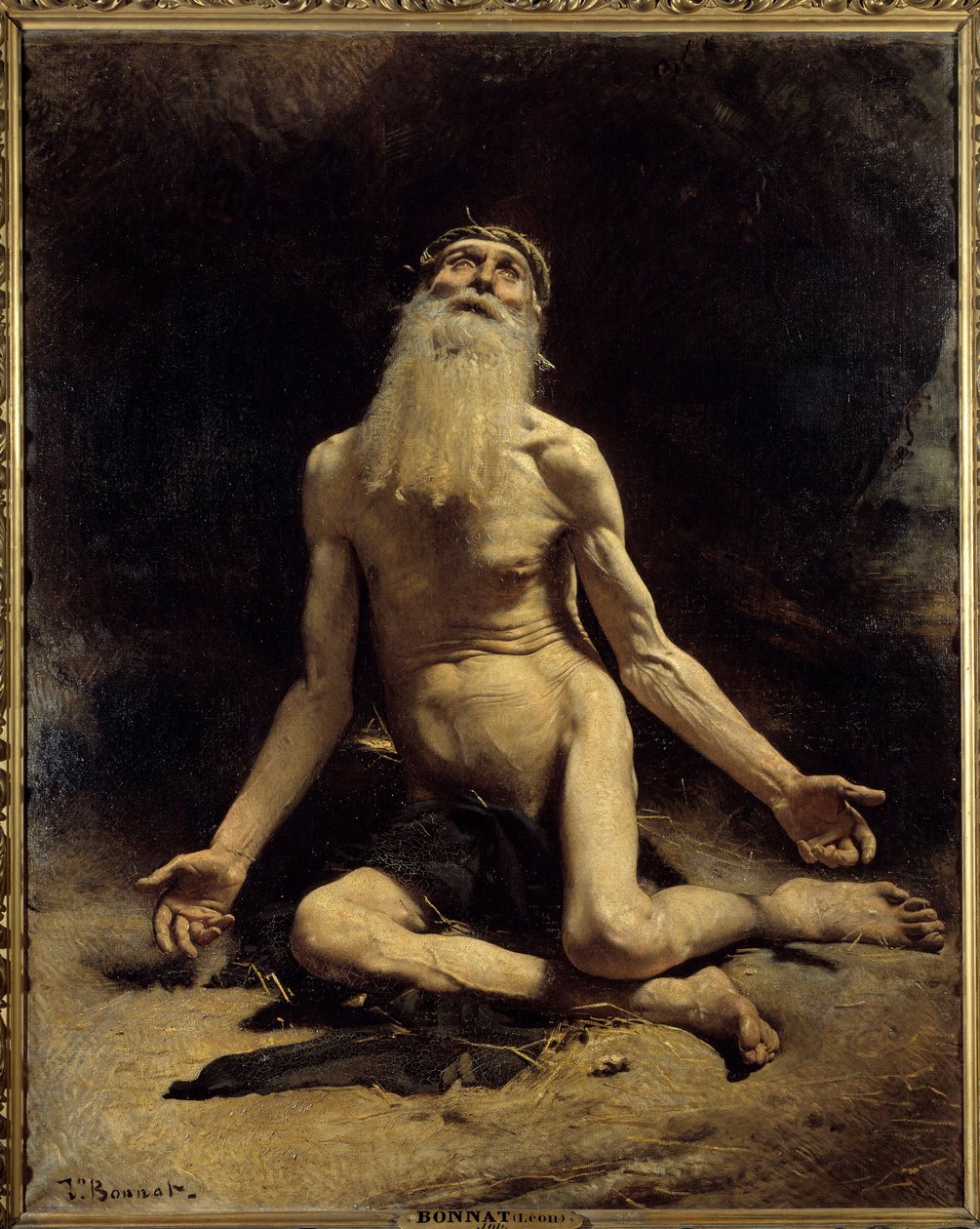 莱昂·博纳 (Leon Bonnat) (1833-1922) 的工作绘画 1880 年 1,61x1,29m。 巴约讷，博纳特博物馆 作者 莱昂·约瑟夫·弗洛伦汀·波纳特