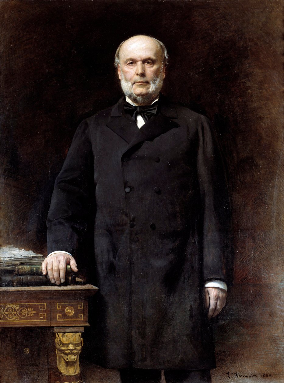儒勒-格雷维（1807-1891）的肖像 绘画者：莱昂-约瑟夫-博纳（1833-1922） 1880年 太阳。1,52x1,16米 巴黎，奥赛博物馆 作者 莱昂·约瑟夫·弗洛伦汀·波纳特