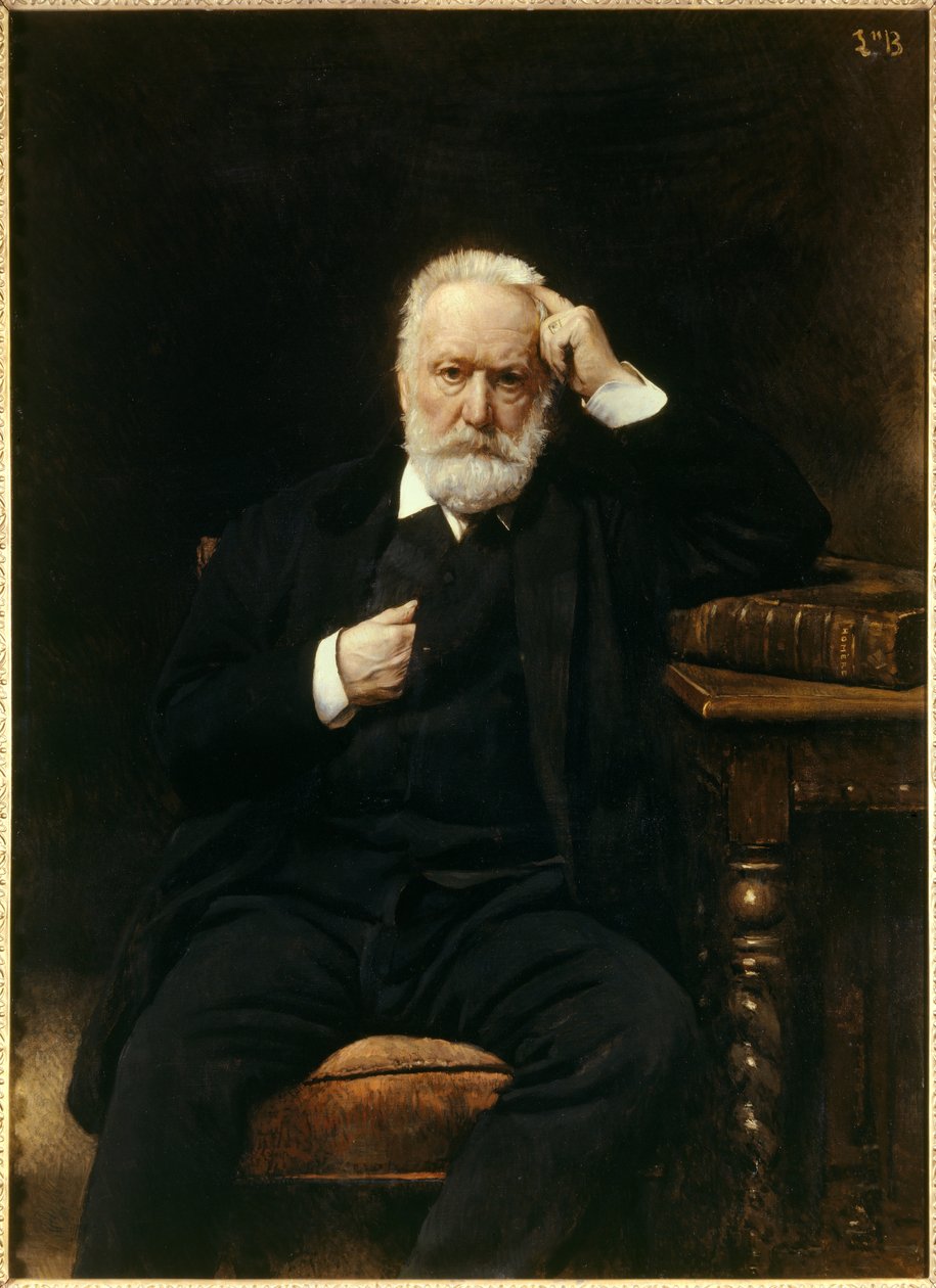 Portrait of the French writer Victor Hugo (1802-1885) Painting by Leon Joseph Bonnat (1833-1922) 19th century Versailles, Musee du Chateau - Portrait of the French writer Victor Hugo (1802-1885). Painting by Leon Joseph Bonnat (1833-1922) 作者 莱昂·约瑟夫·弗洛伦汀·波纳特