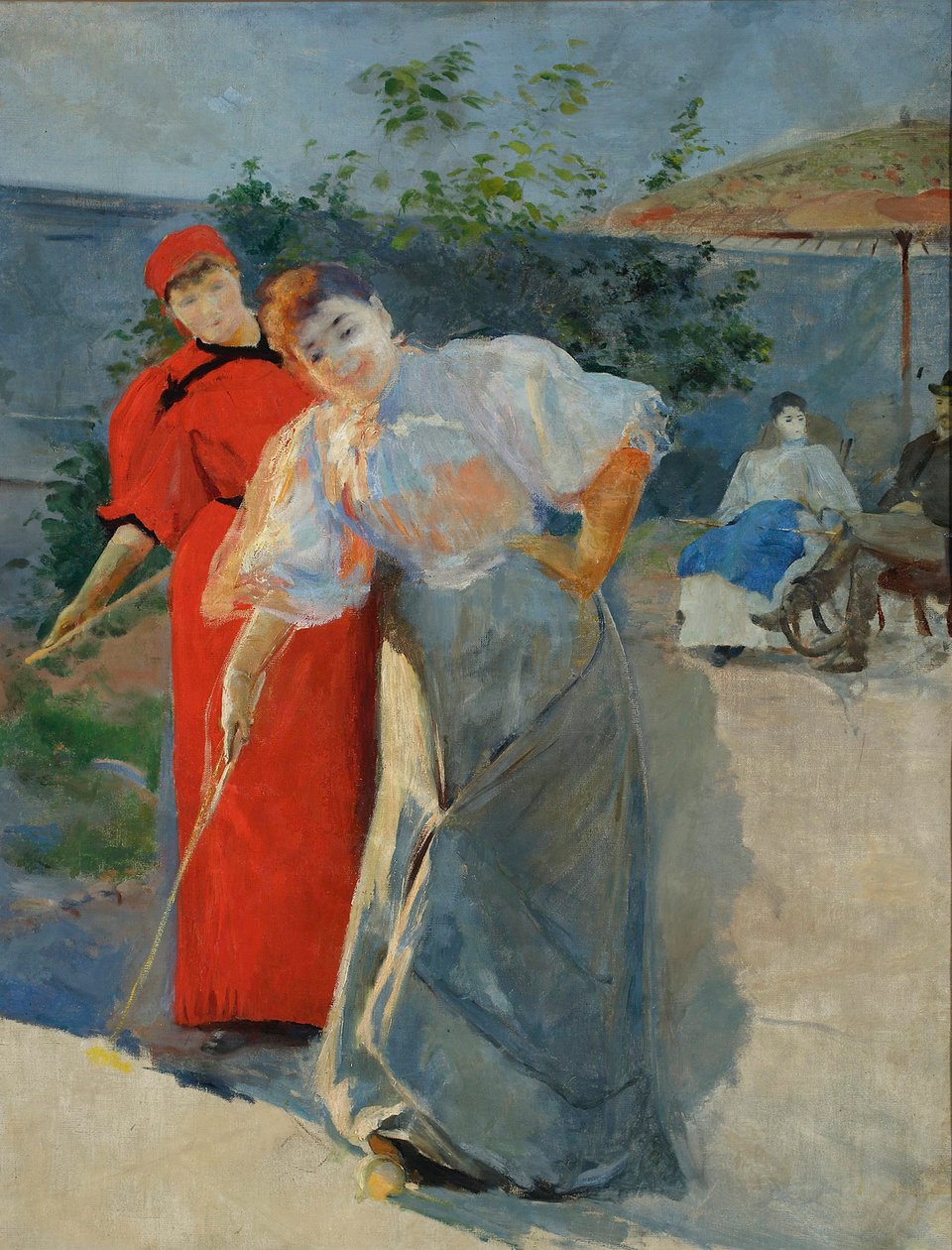 槌球运动，1892-1895年。 作者 莱昂·维佐科夫斯基