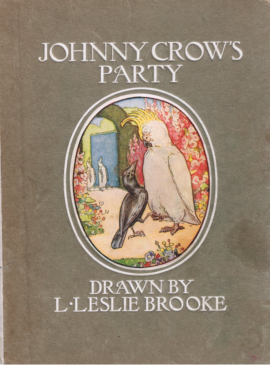 封面插图来自&39;Johnny Crow&39;s Party&39;，c.1930 作者 伦纳德·莱斯利·布鲁克