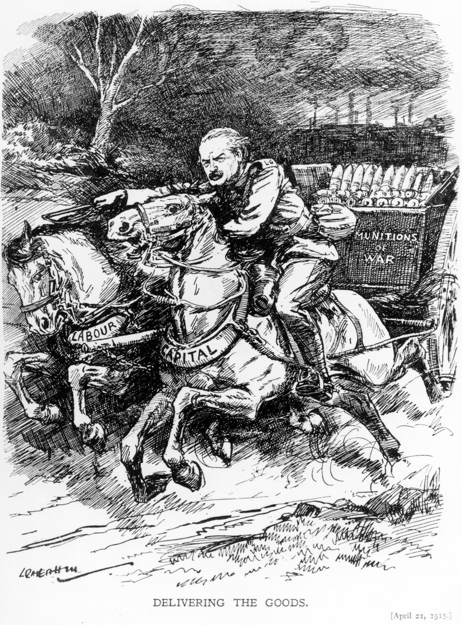 交付货物，1915年 作者 伦纳德·雷文·希尔