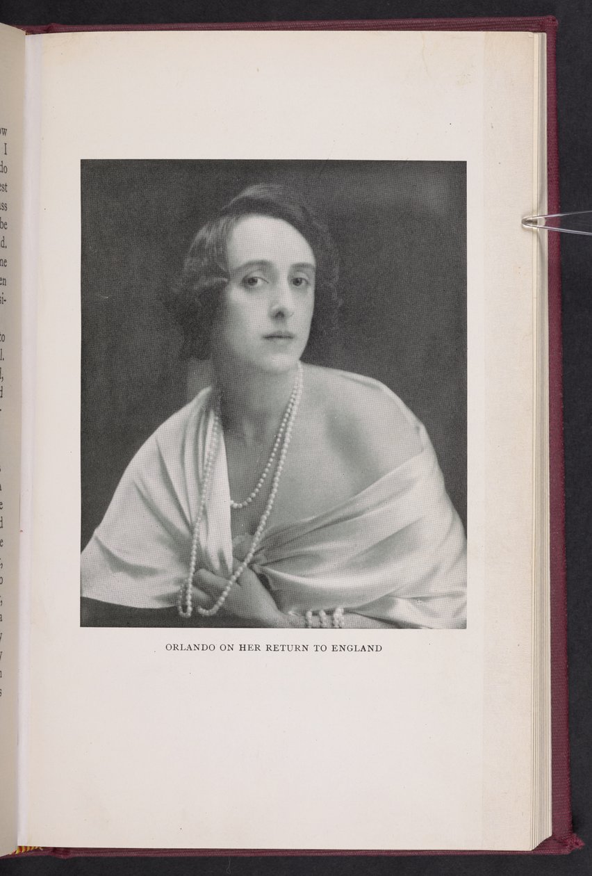 Orlando on her Return to England》，选自《Orlando：弗吉尼亚-伍尔夫的《奥兰多传 作者 伦纳德·乔治又名莱娜尔·格林