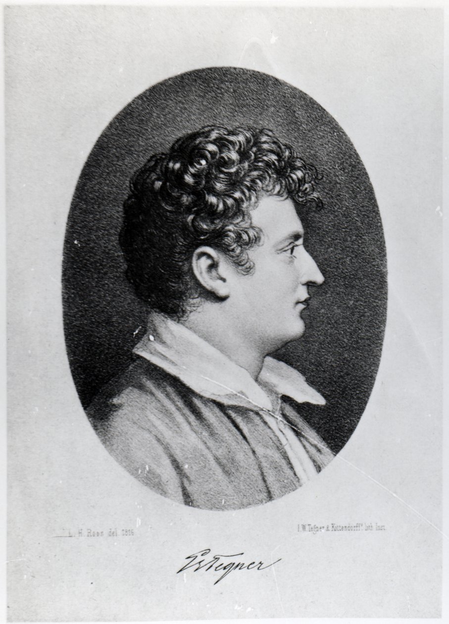 Esaias Tegner，由Isaac Wilhelm Tegner和Johann Adolf Kittendorff雕刻 作者 伦纳德·亨里克·鲁斯·赫尔姆萨特