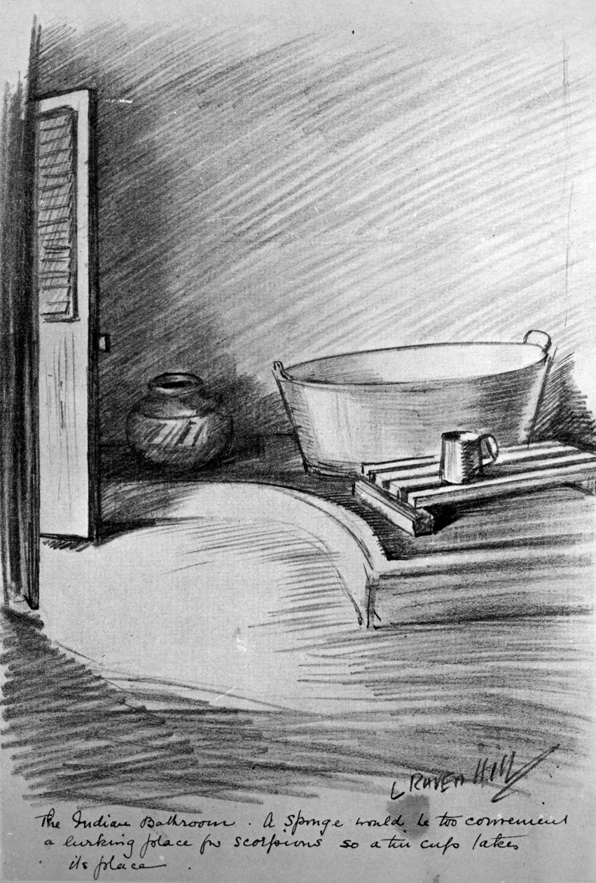 印度浴室 作者 伦纳德·雷文·希尔