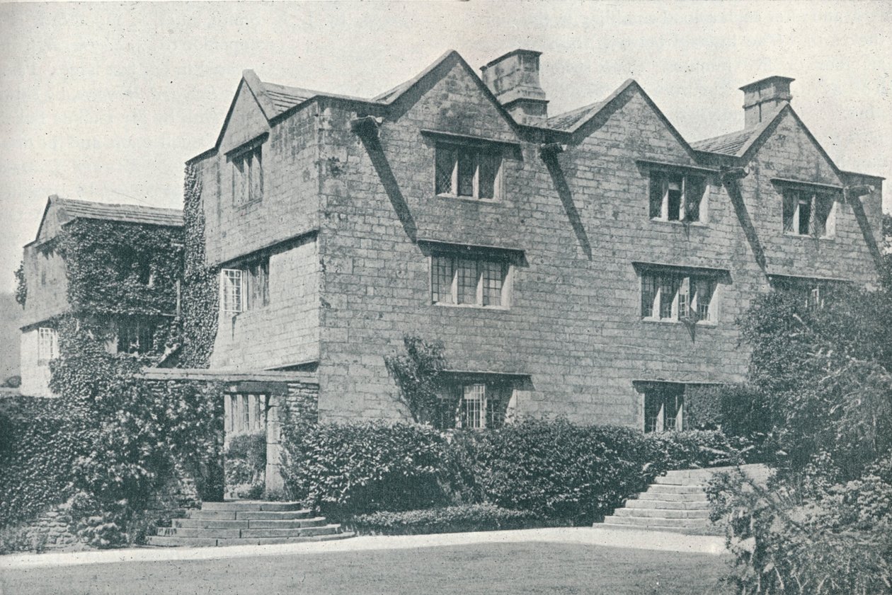 伊比·霍尔（Eyam Hall），德比郡，约1907年 作者 伦纳德·威洛比