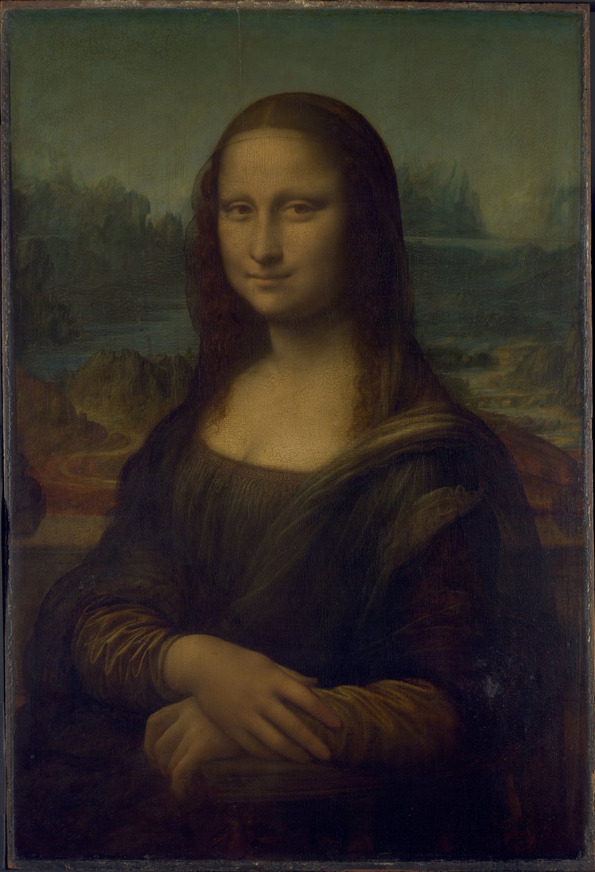 蒙娜丽莎（或La Joconde，La Gioconda）。 作者 达芬奇（Leonardo da Vinci）