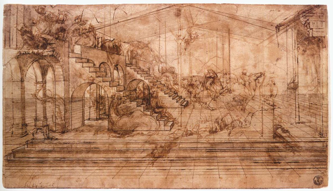 魔法崇拜的透视研究LEONARDO da Vinci对魔法崇拜的透视研究 作者 达芬奇（Leonardo da Vinci）