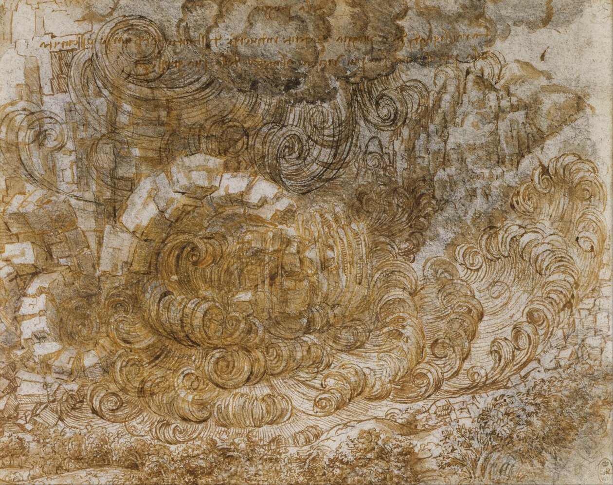 大洪水 作者 达芬奇（Leonardo da Vinci）