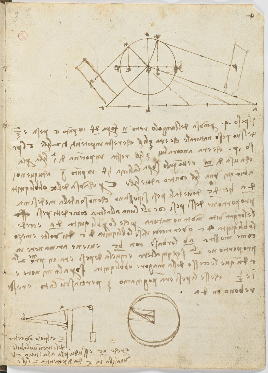 鸟类飞行代码，c。 1505-06，纸质手稿，cc。 18，表4正面 作者 达芬奇（Leonardo da Vinci）