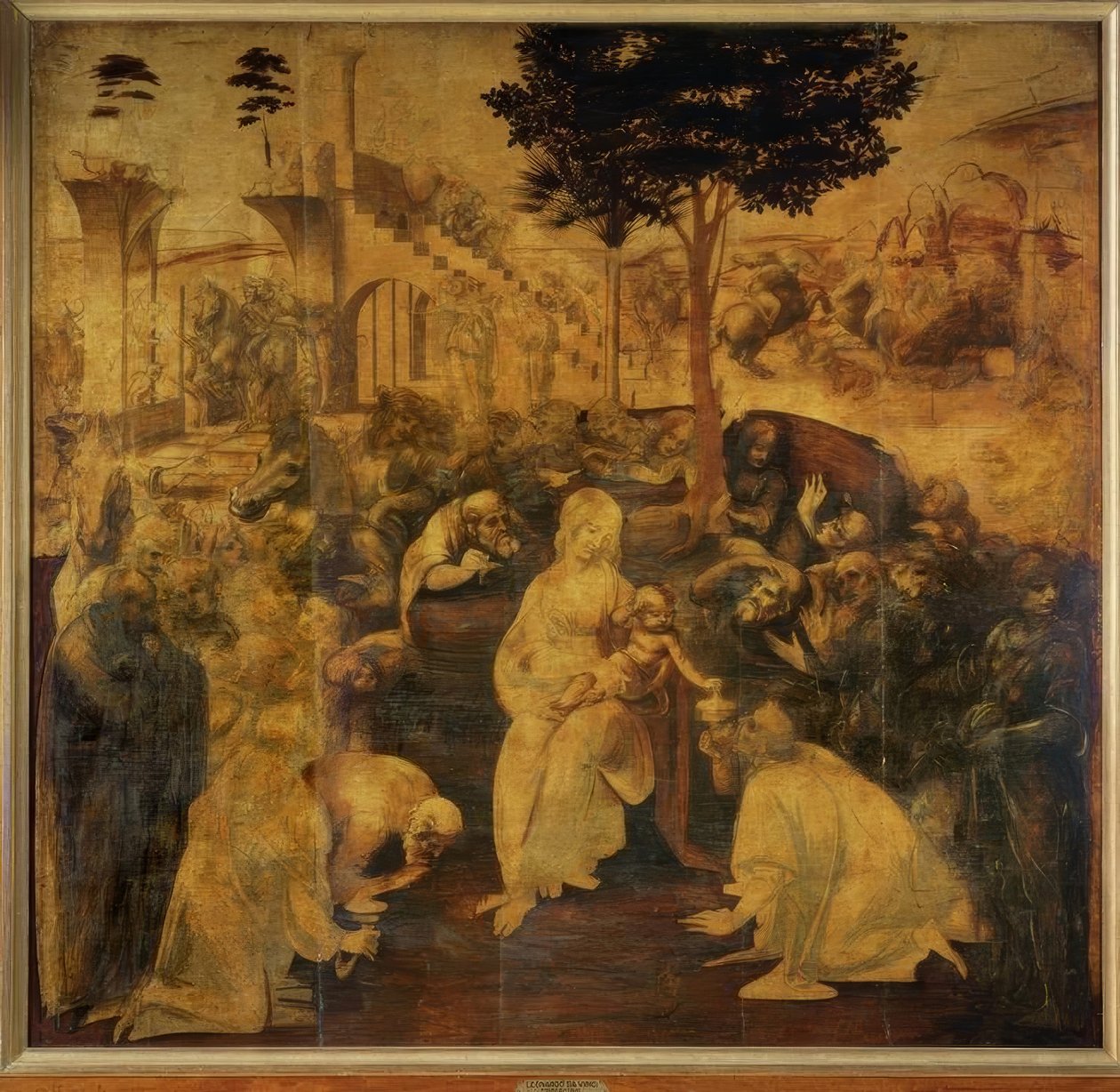 国王的崇拜 作者 达芬奇（Leonardo da Vinci）