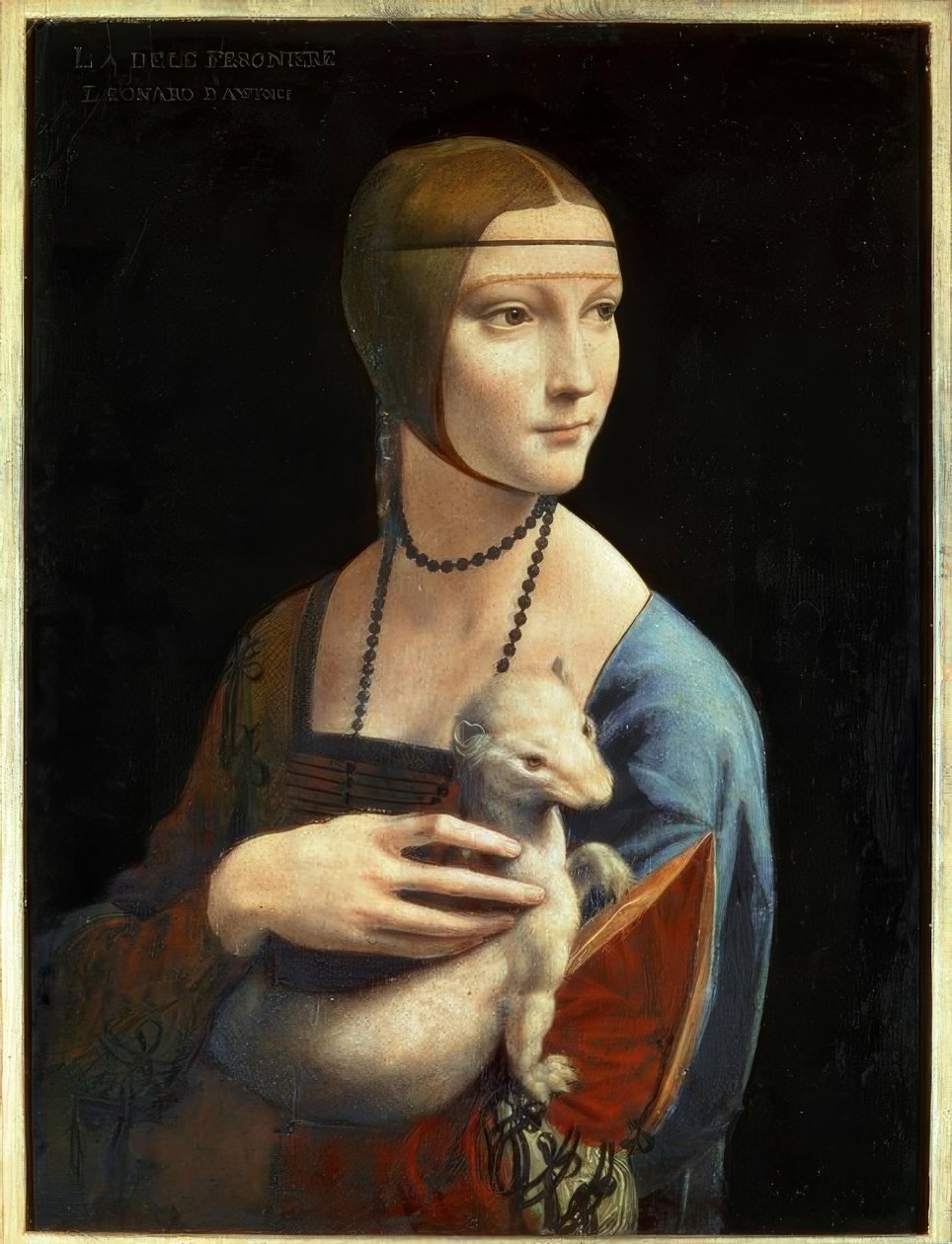 貂皮的女士 作者 达芬奇（Leonardo da Vinci）