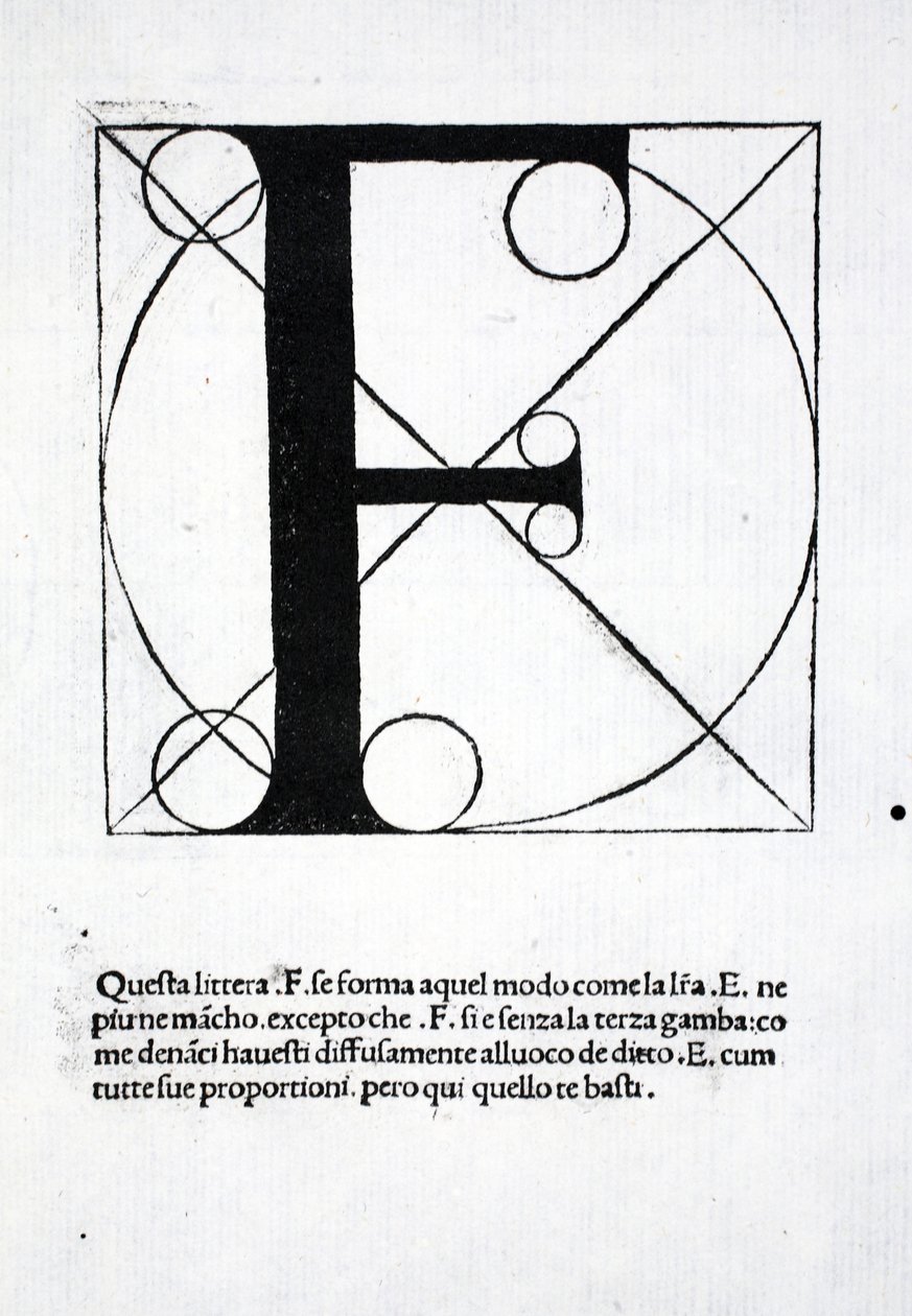 F，来自Luca Pacioli（c.1445-1517）的&39;Divina Proportione&39;插图，最初是酒吧。威尼斯，1509 作者 达芬奇（Leonardo da Vinci）